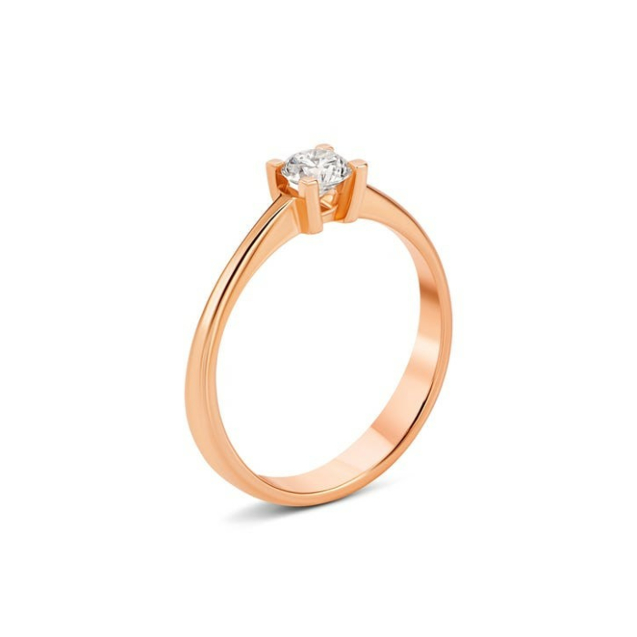 Золотое кольцо с бриллиантом. Артикул UG5180033/01/00/0038