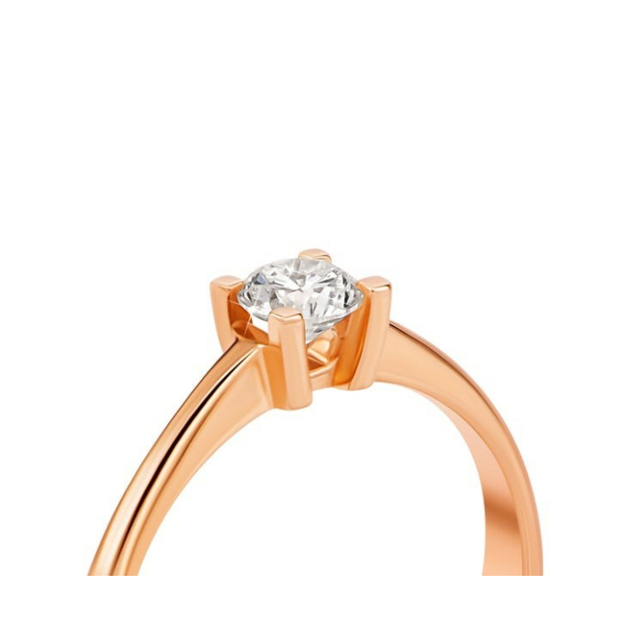 Золотое кольцо с бриллиантом. Артикул UG5180033/01/00/0038