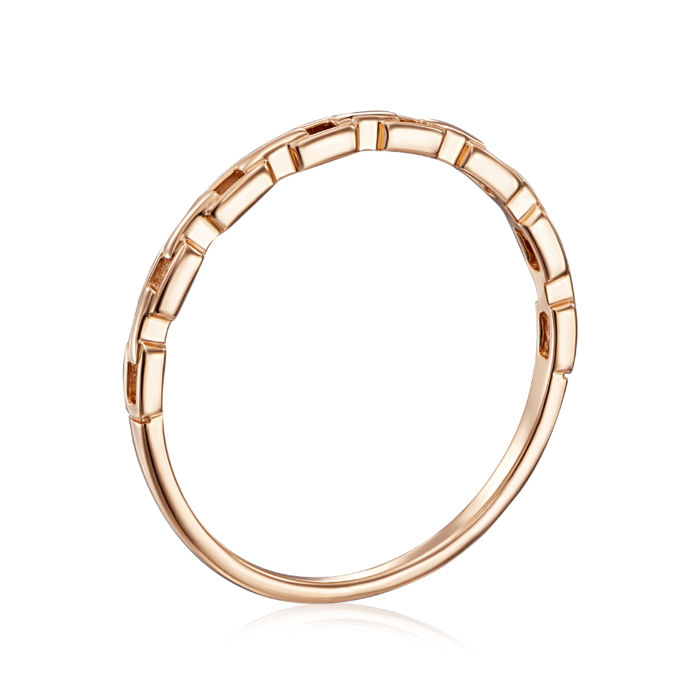 Золота каблучка без вставки. Артикул 18068/01/0