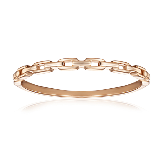 Золотое кольцо без вставки. Артикул 18068/01/0