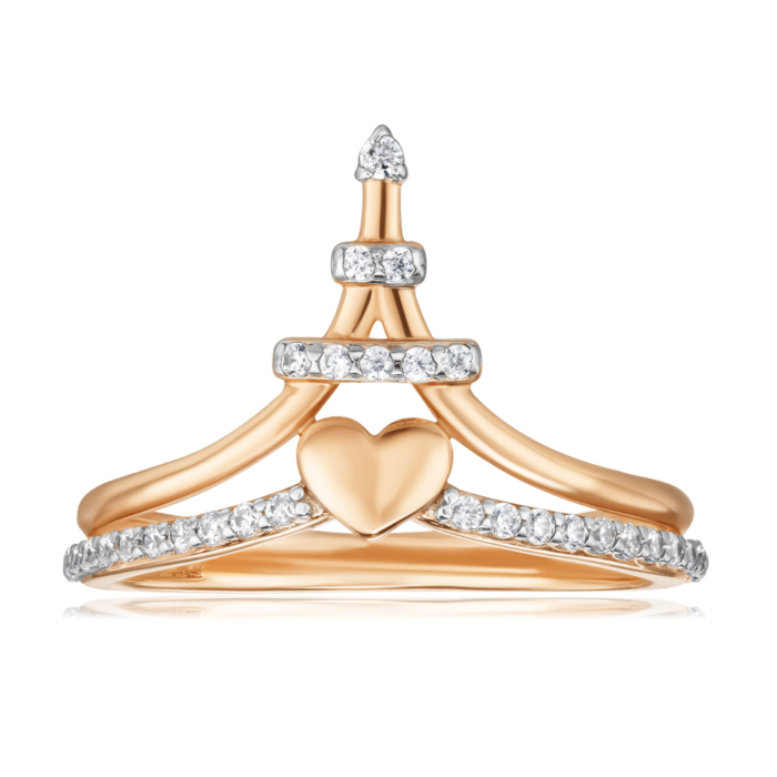 Золотое кольцо Эйфелева Башня 18198/01/1/36