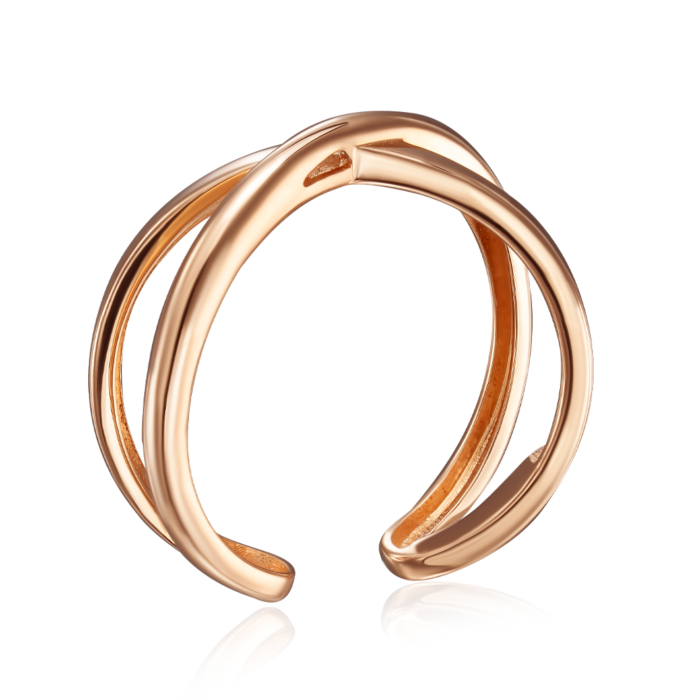 Золотое кольцо без вставки. Артикул 18253/01/0