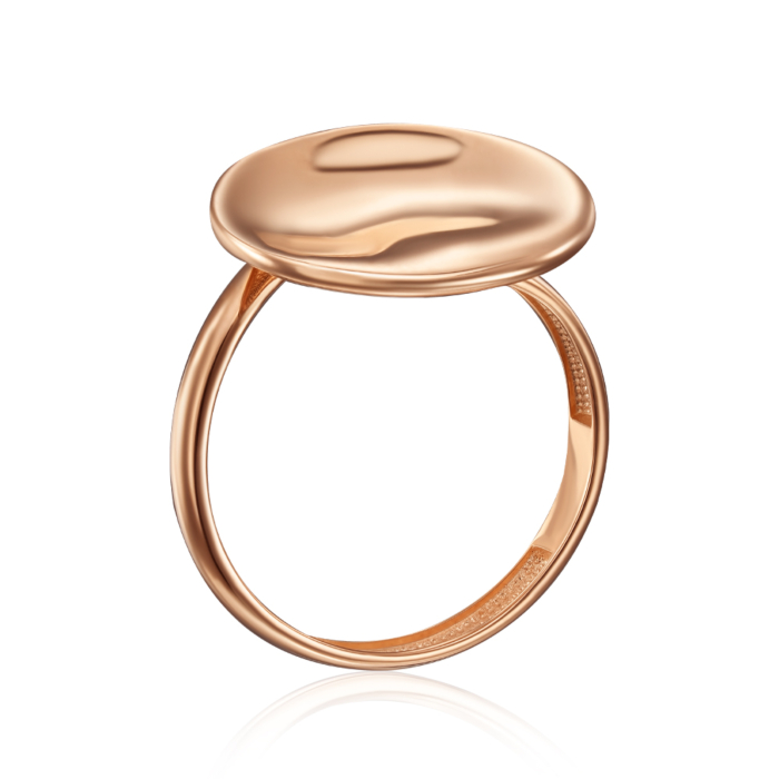 Золотое кольцо без вставки. Артикул 18279/01/0