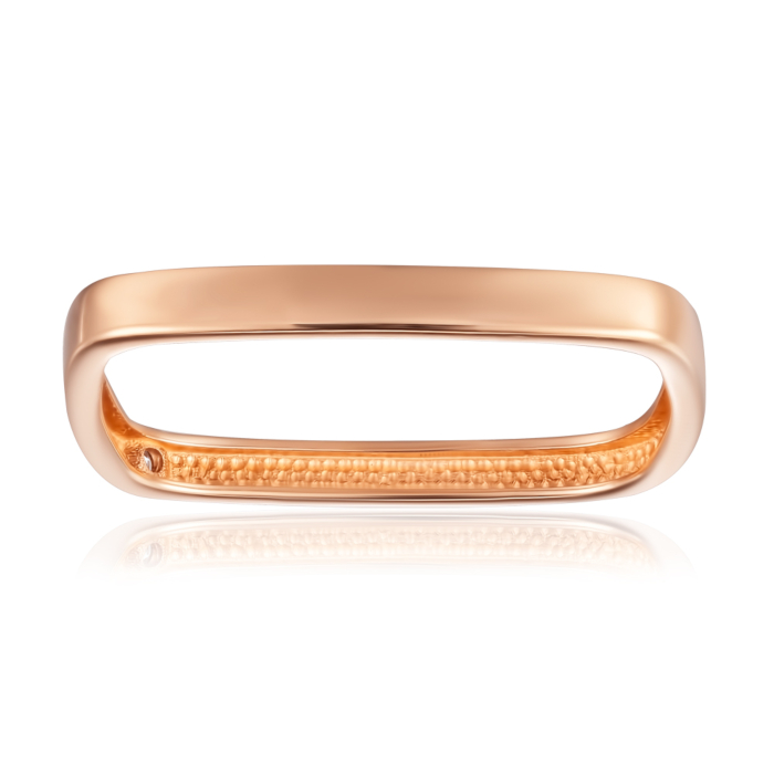 Золотое кольцо с фианитом. Артикул 18295/01/0/3