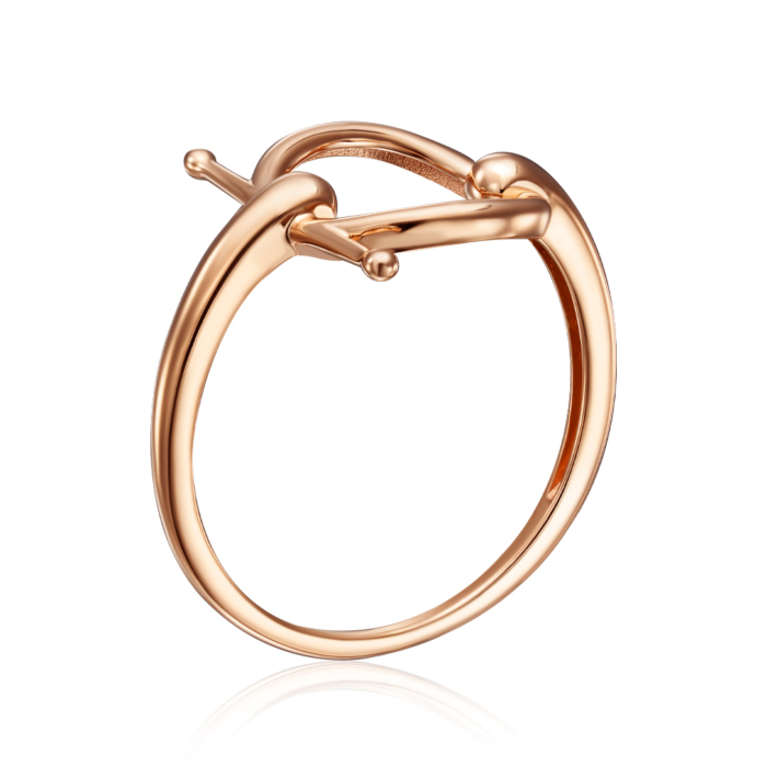 Золота каблучка без вставки. Артикул 18309/01/0