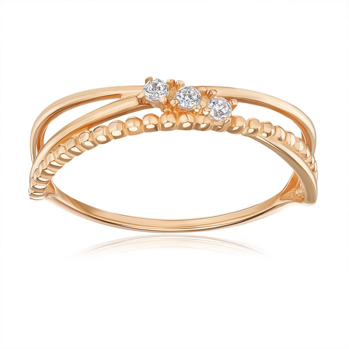 Золота каблучка. Артикул 18338/01/0/46