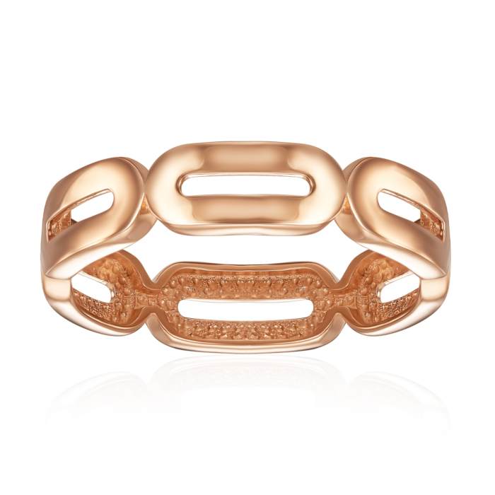 Золотое кольцо без вставки. Артикул 18557/01/0