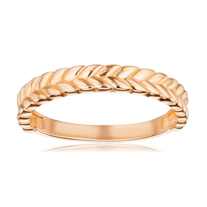 Золотое кольцо без вставки. Артикул 18598/01/0