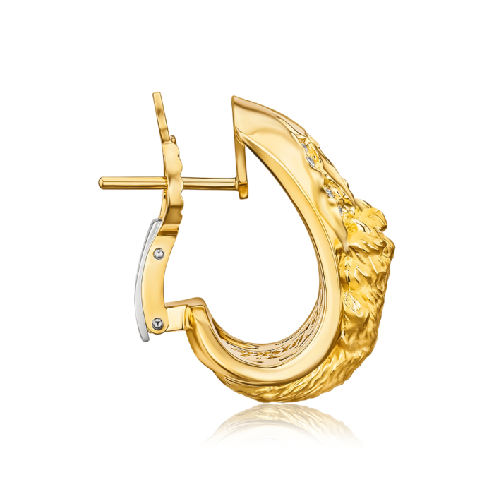 Золоті сережки Magerit з діамантами. Артикул 1861.1/05/0/10703