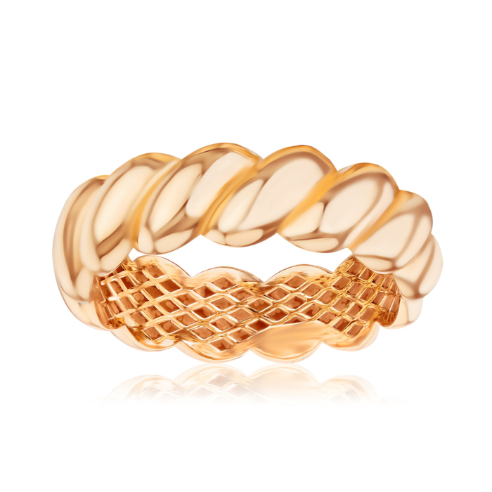 Золота каблучка без вставки 18715/01/0