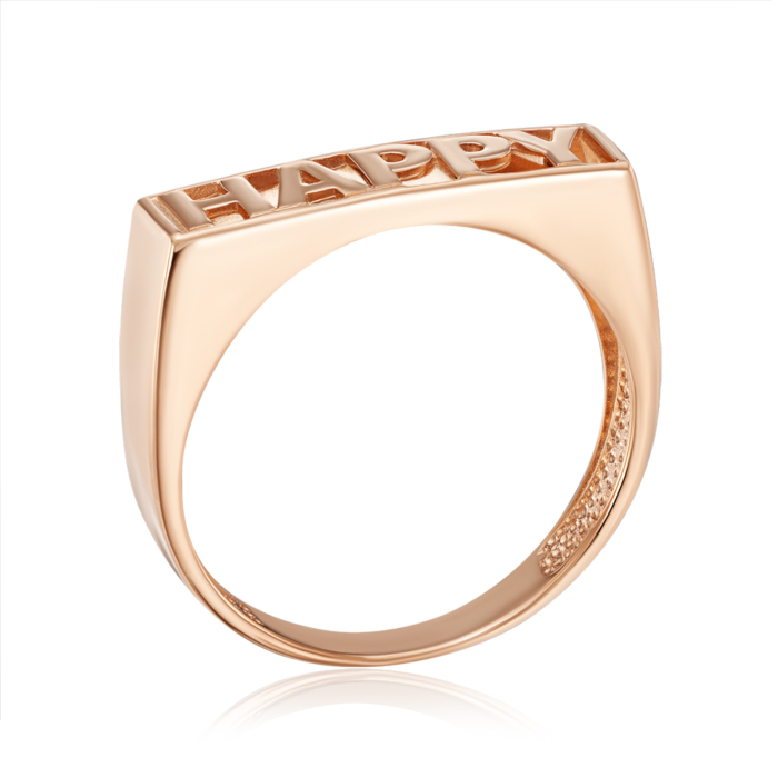 Золота каблучка Happy. Артикул 18878/01/0
