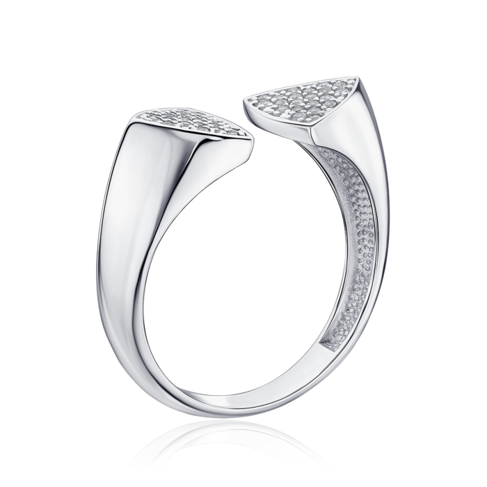 Золотое кольцо с фианитами 18920/02/1/323