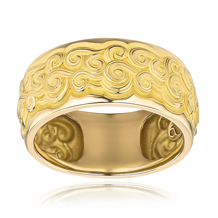 Золота каблучка Magerit без вставки. Артикул 1910.1/05/0