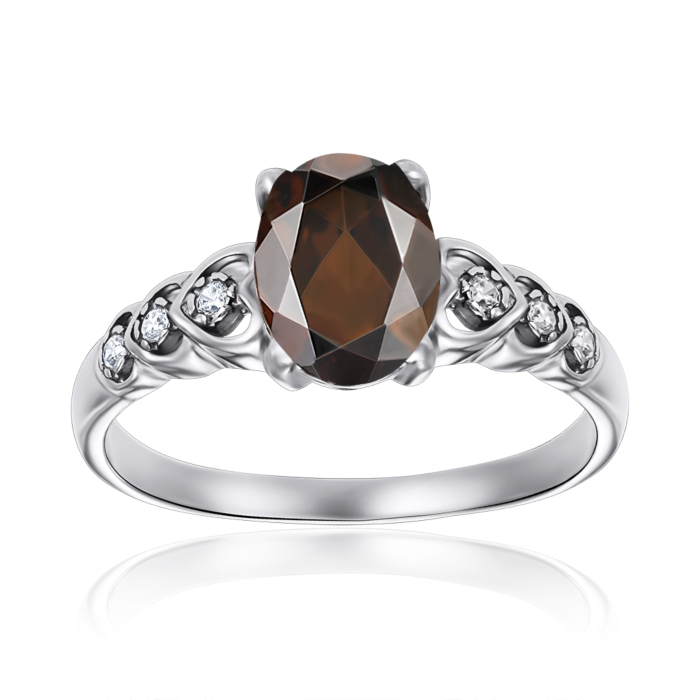 Серебряное кольцо. Артикул 1910/9р-QSMK