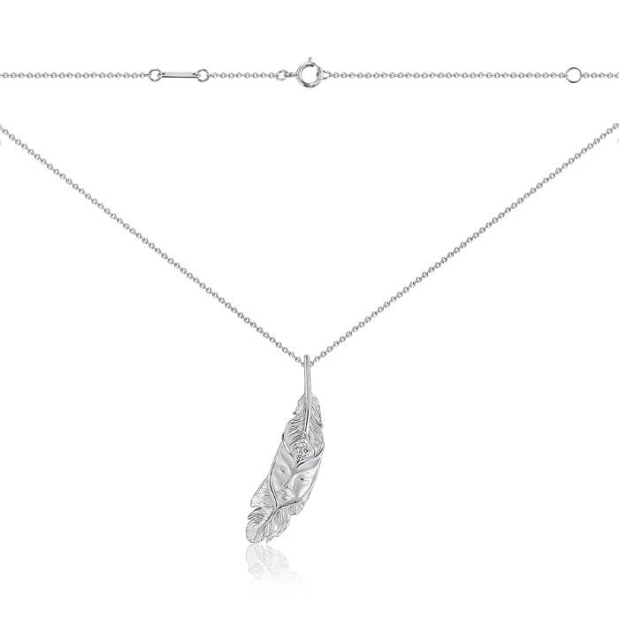 Золотое колье Magerit с бриллиантом. Артикул 1973.2/04/1/11618