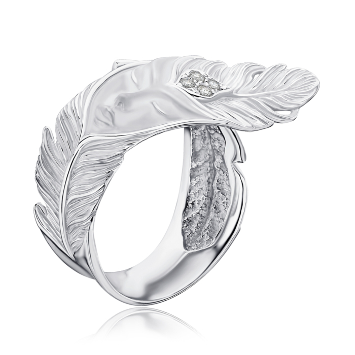 Золотое кольцо Magerit с бриллиантами. Артикул 1974.2/04/1/11618