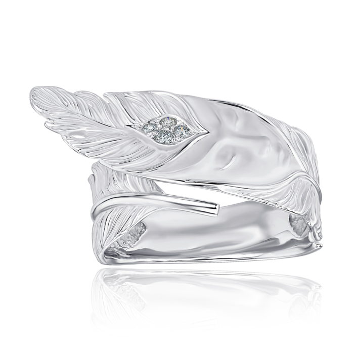 Золотое кольцо Magerit с бриллиантами. Артикул 1974.2/04/1/11618