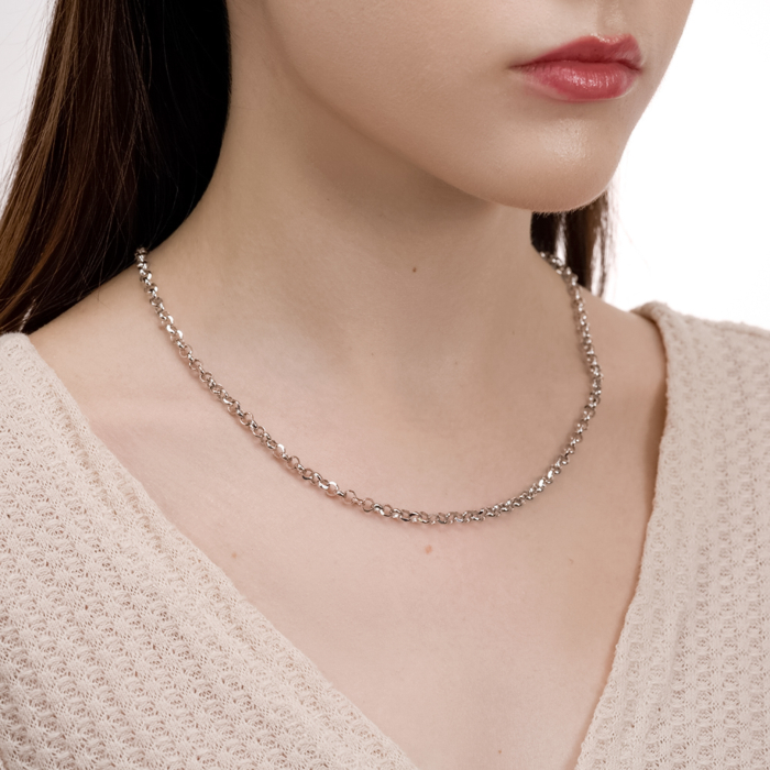 Срібний ланцюжок. Артикул 19 P D/C-1-L/12