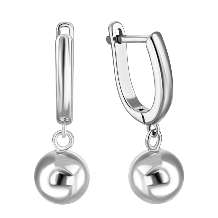 Срібні сережки-підвіски. Артикул UG51EA104923