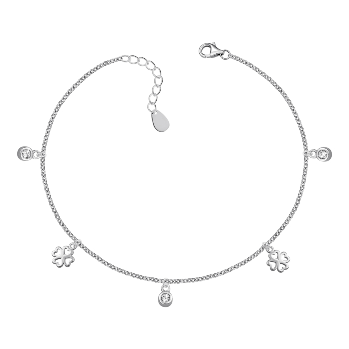 Серебряный браслет с фианитами. Артикул UG51BR72117