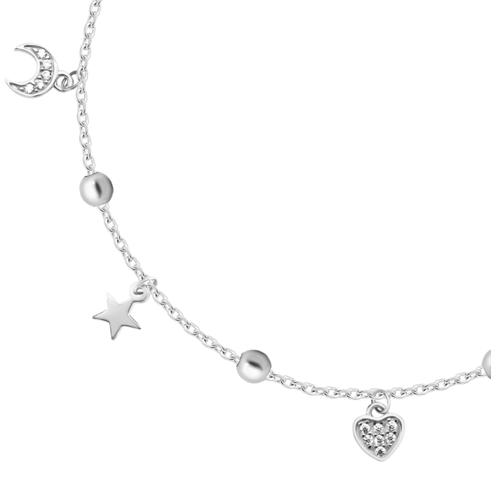 Срібний браслет з фіанітами. Артикул UG51BR72406