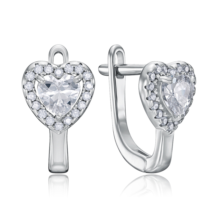 Серебряные серьги. Артикул 1EA103925-E/12/1