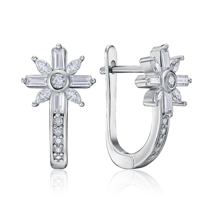 Срібні сережки. Артикул 1EA92032-E/12/1