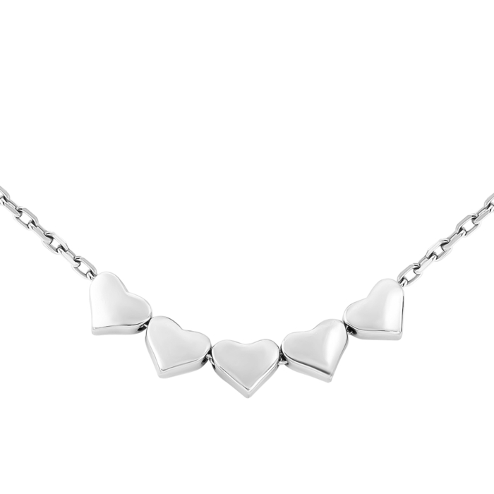 Срібне кольє Серце. Артикул UG51NE56631