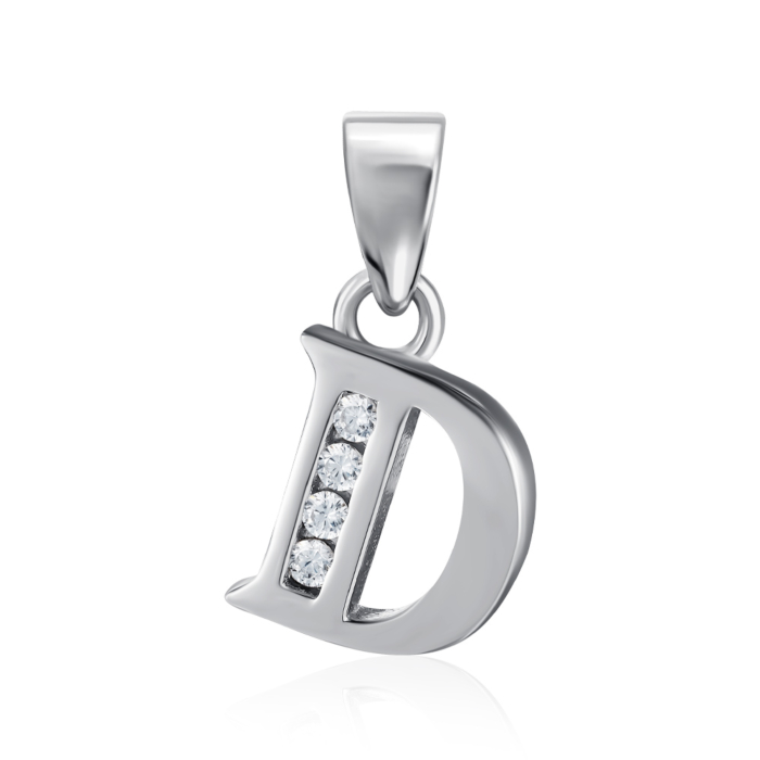 Срібна підвіска з фіанітами. Артикул 1PE65059-P/12/1