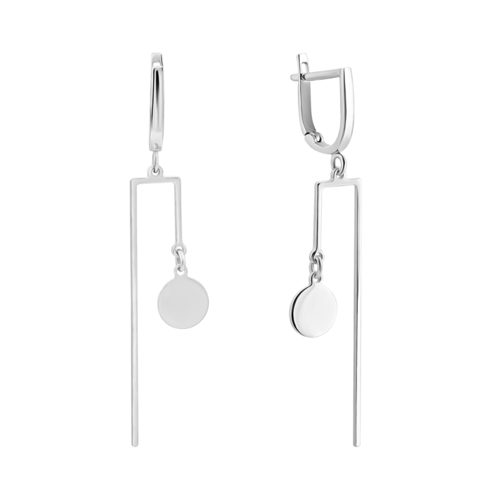 Золотые серьги-подвески. Артикул UG52/10/022/1