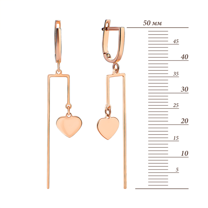 Золотые серьги-подвески. Артикул UG52/10/026