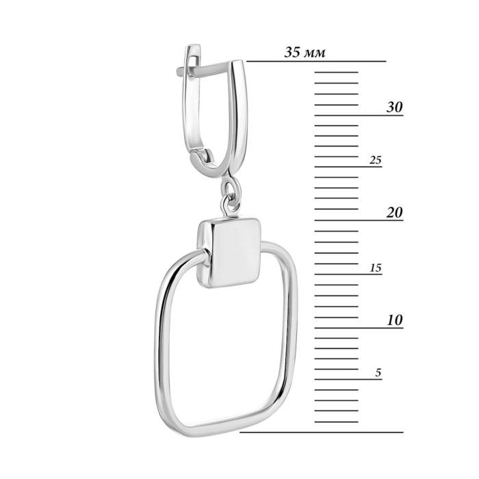 Золоті сережки-підвіски. Артикул UG52/10/054/1