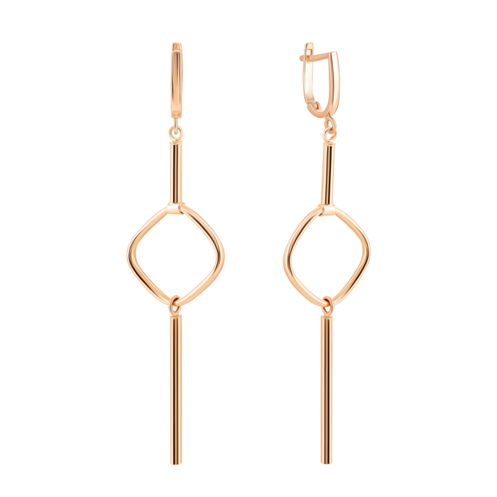 Золотые серьги-подвески. Артикул UG52/10/065