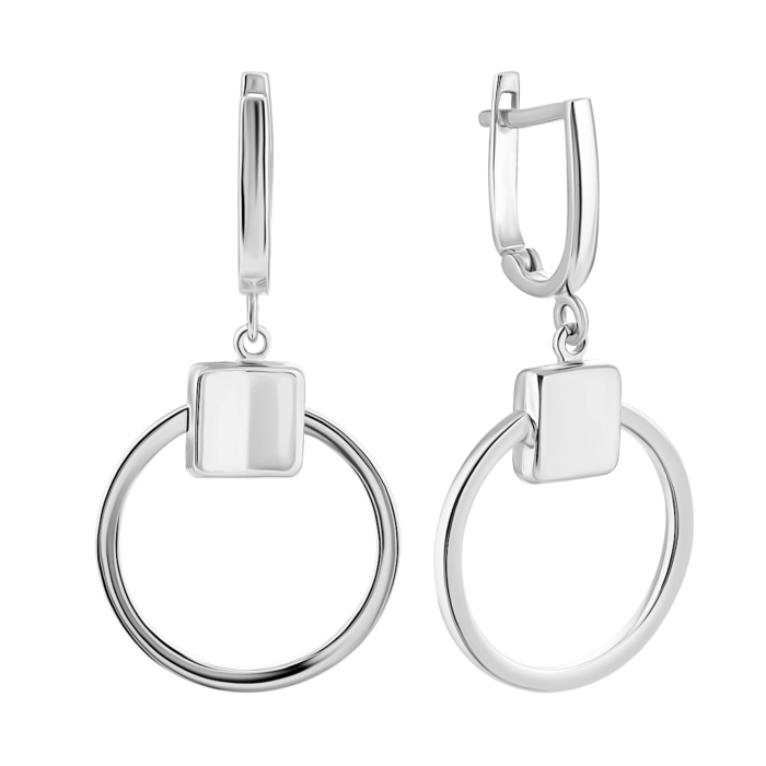 Золотые серьги-подвески. Артикул UG52/10/067/1