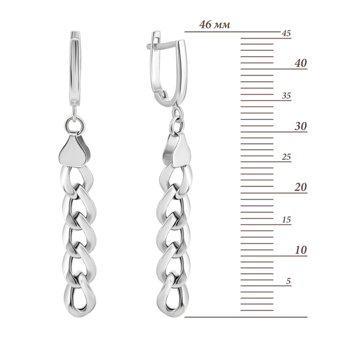 Золоті сережки-підвіски. Артикул UG52/10/110/1