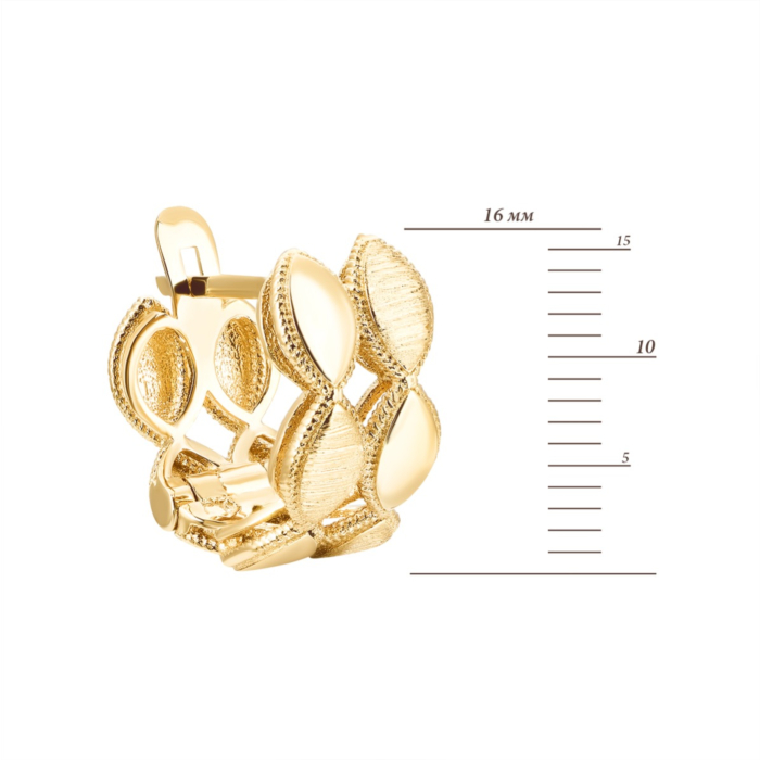 Золотые серьги. Артикул UG52/10/167/2