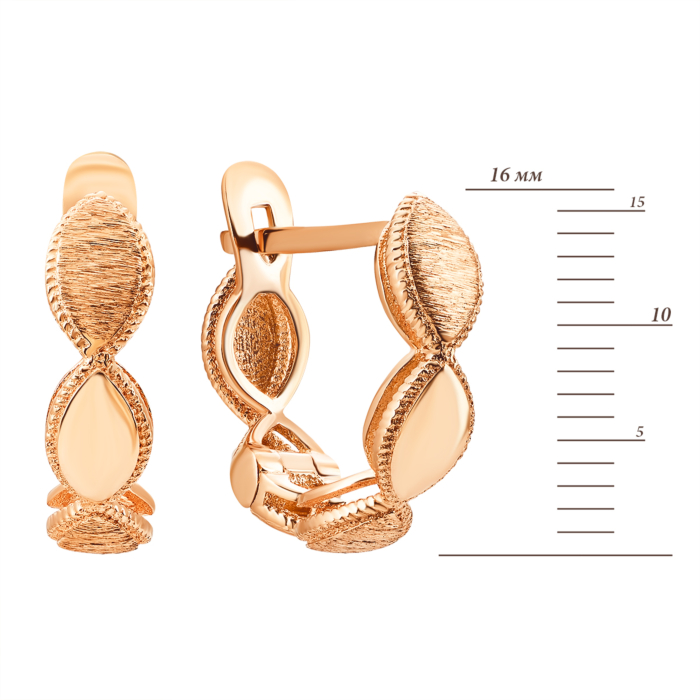 Золотые сережки. Артикул UG52/10/168