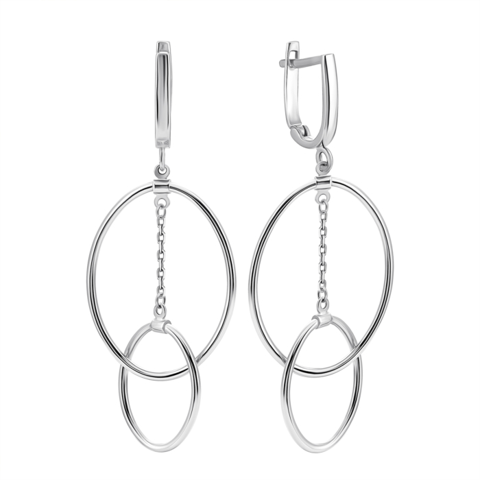 Золоті сережки-підвіски. Артикул UG52/10/184/1