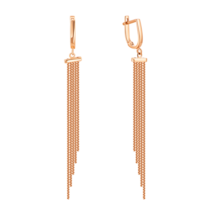 Золотые серьги-подвески. Артикул UG52/10/214