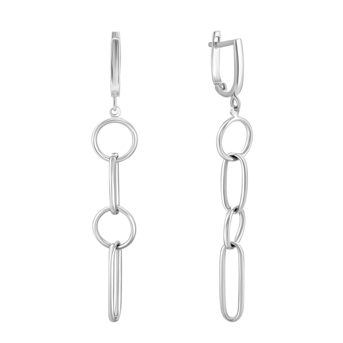 Золотые серьги-подвески. Артикул UG52/10/241/1