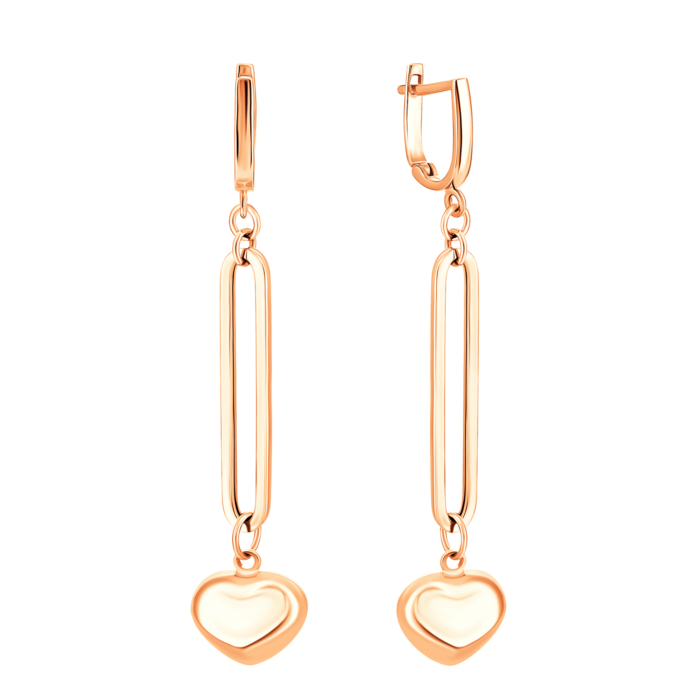 Золоті сережки-підвіски. Артикул UG52/10/254