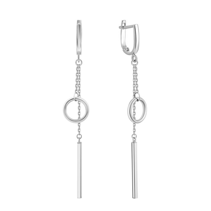 Золоті сережки-підвіски. Артикул UG52/10/276/1