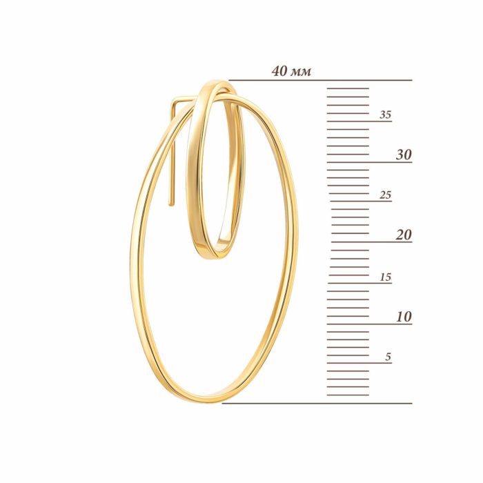 Золотые серьги. Артикул UG52/20/001/2