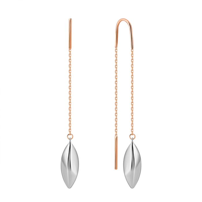 Золотые серьги-протяжки. Артикул UG52/30/005