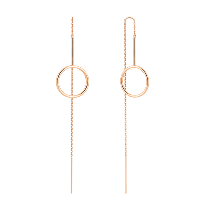 Золоті сережки-протяжки. Артикул UG52/30/013