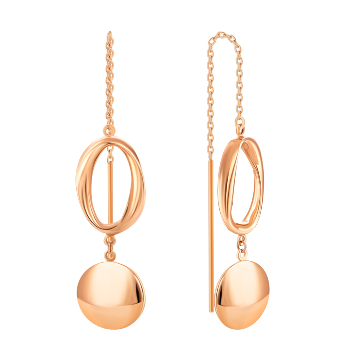 Золоті сережки-протяжки. Артикул UG52/30/032