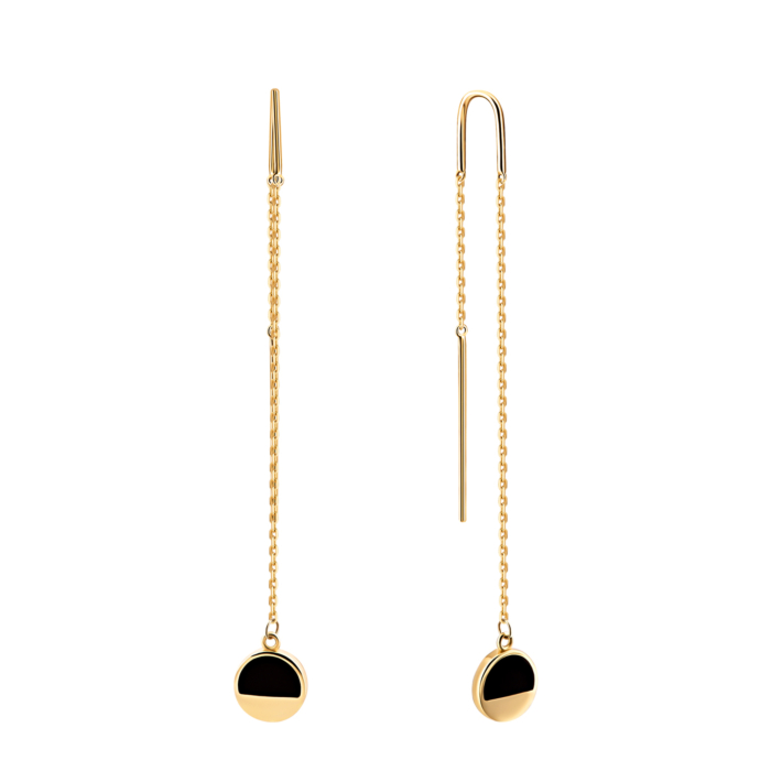 Золоті сережки-протяжки. Артикул UG52/30/038/2