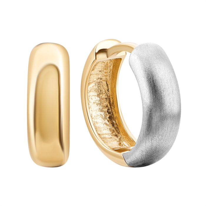 Золоті сережки-конго. Артикул UG52/40/042лб