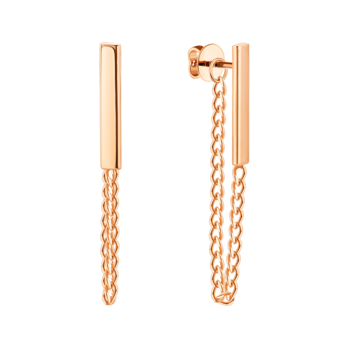 Золоті сережки-підвіски. Артикул UG52/50/001