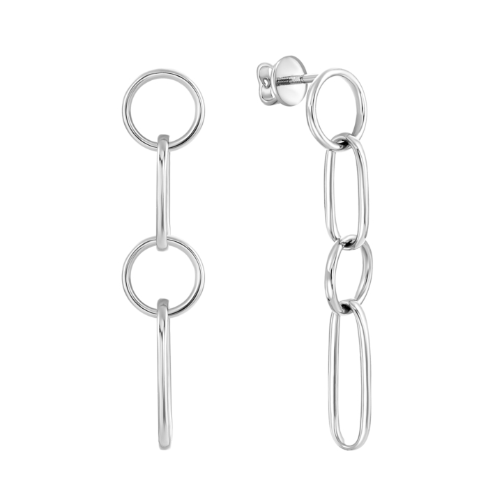 Золоті сережки-підвіски. Артикул UG52/50/010/1